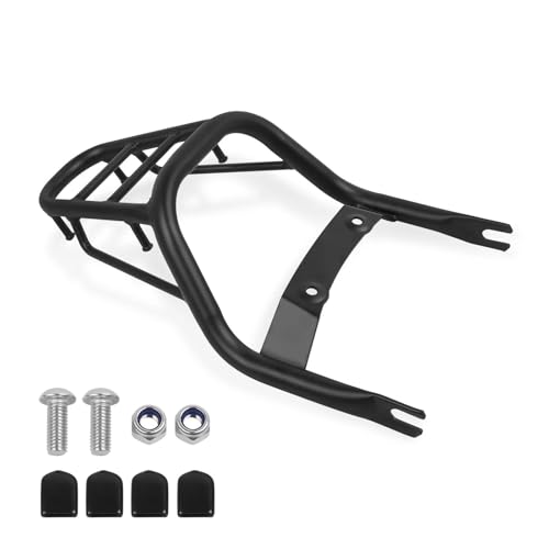 Support de charge rigide en acier noir pour selle arrière Monkey 125