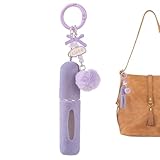 Genérico Frasco De Perfume Spray | Atomizador Portátil De 5ml Con Llavero De Peluche | Botella De Perfume Spray Atomizador Recargable - para Viajes Transporte Diario Trabajo Negocios Avión Escuela