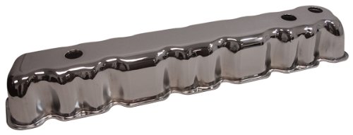 1964-80 Compatible/Replacement for AMC/Jeep 199-232-258 Straight/Inline 6 Cylinder Steel Valve Cover - Chrome
