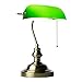 Produktbild Specilights Bankerlampe Grün, Schreibtisch-Lampe mit Zugschalter im Kolonialstil, Arbeitsplatzleuchte mit grünem Lampenschirm, Bürolampe 36x26cm, 150cm Kabellänge, Green