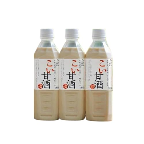 こい 甘酒 500cc×3本≪米麹 もち米 美容液 点滴 ノンアルコール 自家製法≫