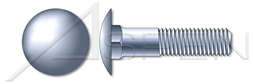 (1300 pcs) 1/4"-20 X 1-1/2", Step Bolts, Truss Head, Square Neck, Steel, Zinc Plated