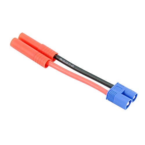 Adaptador cable conector EC3 macho a HXT 4mm hembra x3 miniatura 4