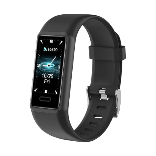 Cloudpoem Bracelet Connecté Femme Homme Enfant Podometre Marche Cardiofrequencemetre Montre Connectée Sport Etanche IP68 Suivi Sommeil Calories Distance Notification Chronomètre pour Android iOS Noir