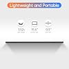 ForHelp 15.6inch Portable Monitor,1080P USB-C HDMI Second External Monitor for Laptop,PC,Mac Phone,PS,Xbox,Swich,IPS Ultra-Thin Zero Frame Gaming Display/Premium Smart Cover