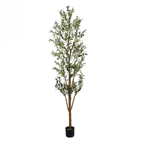 HWQFM フェイクグリーン 大型 観葉植物 フェイク 室内用 おしゃれ インテリア 玄関 リビング オフィス プレゼントに 鉢植え 大きい リアル 造花 緑 アートグリーン 空間 快適 お手入れ不要 プレゼント 贈り物 オリーブ 結婚祝い 開店祝い 21