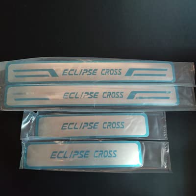 AVNEGHK4 pcs Stainless Steel Car Door Sill Protector For Mitsubishi Yige, Welcome Pedal Guard Kick Plates Threshold Cover Auto Accessories