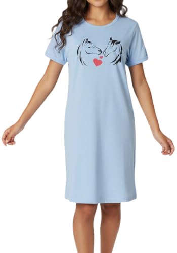 In One Clothing - Mädchen Nachthemd mit kurzem Arm, weicher Singley Jersey...