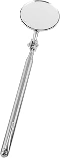 Car Telescopic Inspection Mirror, Extending Detection Round Lens Hand Tool, 360Â¡Ã£ Rotation, Extendable, Telescopic Handle, Retractable Lighted Tool On A Stick, for Mechanic, Home Inspector, Automotive