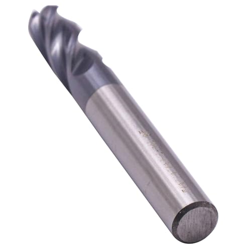 Image of BestParts 5 /16 inch 4 Flute Ball Nose Solid Carbide End Mill - AlTiN Coated | 30 Degree Helix, 5 /16 inch Cutting Diameter, 5 /16 inch Shank Diameter, 13 /16 inch Length of Cut, 2-1 /2 inch Overall Length