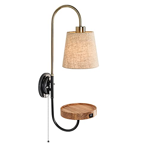 Applique murale de chambre idéale pour la lecture nocturne confort avec USB