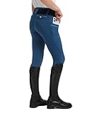 pantalon équitation fille 5 ans Taille extensible : ces collants d'équitation pour filles disposent d'une taille extensible avec passants de ceinture, permettant un ajustement facile pour un ajustement parfait et une compatibilité avec diverses ceintures, alliant confort et style