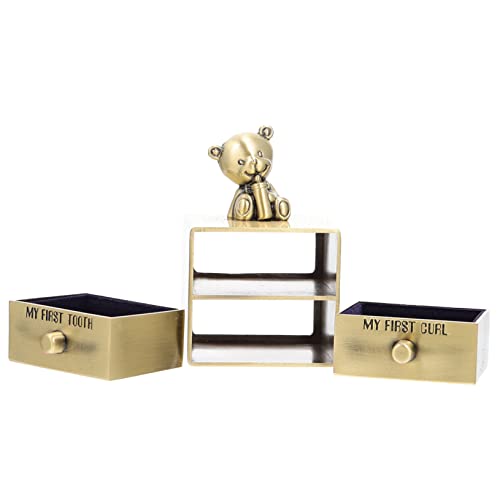 BESPORTBLE 1Pc Tooth Storage Box Durable Deciduous Tooth Holder with Keepsake for Teeth and Hair Safe Material Cute Design for Boys