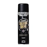 Muc-Off Motorcycle Silicon Shine, 500 ml - Innovativo Spray Lucidante al Silicone per Moto, Dona una Finitura Lucida - lo Spray al Silicone Protegge e Fa Scivolare Via lo Sporco