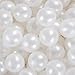 Heopeis 2.75inches Ball Pit Balls - Pearl White Plastic Ball Play Balls BPA Free Phthalate Free Non-Toxic Play Balls for Children Ball Pit Party Brithday Ball Pool Tent,50pcs