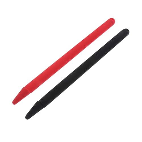 Gadpiparty 1 セット 2個 スタイラス保護ケース Applepencil2 代用ケース グリッパー ペン 錠剤 インク 2番 鉛筆チャーム ポイント 導かれた鉛筆 赤 シリカゲル