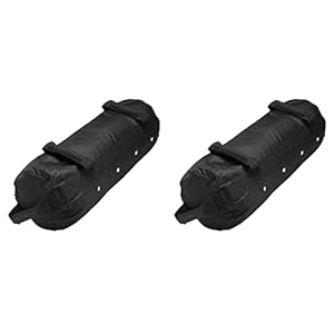 CLISPEED 2 pcs Wituout Home Sandbag S Strength Workout Bag Fitness Duty Sands Power Adjustable Sandbags Bags Exercise Powerlifting Functional Weight Black Cross-training Ing Inner