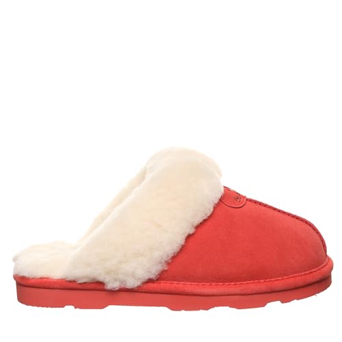 Image of BEARPAW Women's Loki Slip-On Slippers | Suede Upper | Comfortable Indoor & Outdoor Shoes for Women | Multiple Sizes & Colors