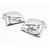 alittlepanda Triple Chrome Plated 2PCS Towing Mirror Covers with Signal Light Cutout Compatible with 2016-2021 Titan XD Model