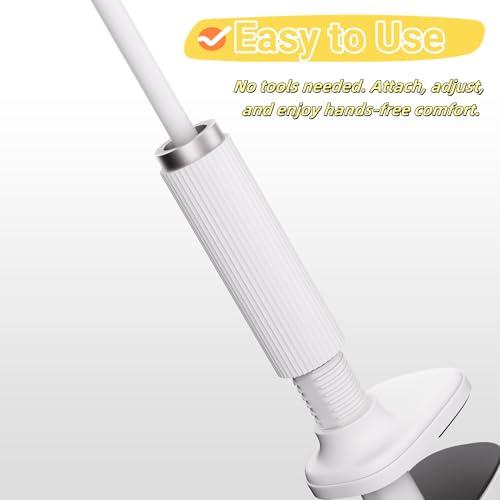 Support magnétique col de cygne LA-5 anti-chute pour iPhone 16 Pro Max et bureau