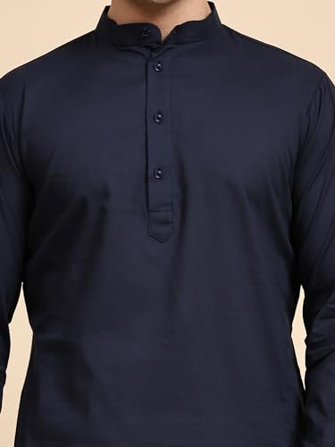 Image of SKAVIJ Men's Casual Kurta Pajama Set Regular Fit Traditional Dress Yoga Outfit
