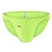 Men's Underwear Boxer Brief Ice Silk Sexy Stretch Seamless Soft Bulge Comfortable Casual Fashion Loose Stretchy Elastic Ultra Thin Quick Dry Elastic Green