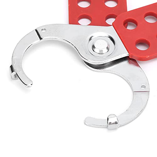 Image of Lockout Tagout Safety Hasp Lockout Tagout Kit Steel Multiplayer Management Lock Universal Multipole Circuit Breaker Lockouts Plug Lockout Padlocks Set for Lock Out Tag Out Stations
