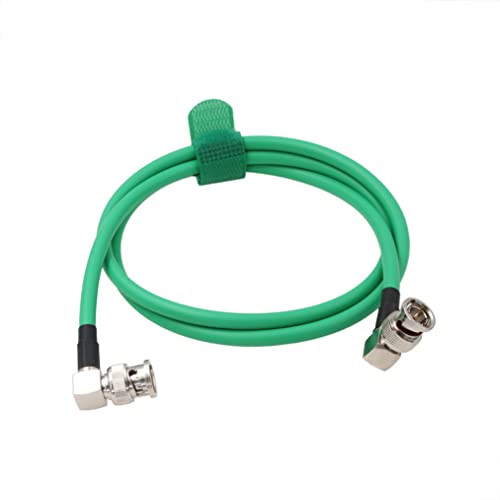 HangTon Raw 12G 4K 60fps 6G 3G HD SDI Video Cable Right Angle BNC for Sony FS7 FX9 FX6 Alexa DSMC2 Camera Blackmagic SmallHD Atomos Monitor (50cm - Image 4