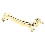Matériau : cette décoration de bureau vintage en laiton représentant un animal est fabriquée en laiton, ce qui lui confère durabilité et une qui s'intensifie avec le temps. statuette miniature d'animal, figurine de chien
