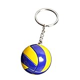 Amosfun Volleyball Schlüsselbund Volleyball Schlüsselbund Ballspiel Fan Schlüsselhalter Sport Souvenir Anhänger Tasche Ornament für Weihnachten Neujahr Geschenk Füllstoffe
