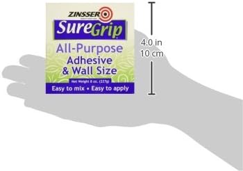 8 oz Zinsser 62008 Zinsser, SureGrip Starch-Based Adhesive and Wall Size