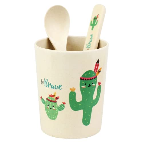 Kit Refeição Papinha Bambu Clink (Cacto)