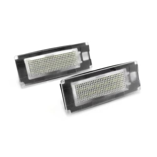 Luces LED para matrícula de coche con brillo blanco puro anti-error para Lancia Musa e Ypsilon