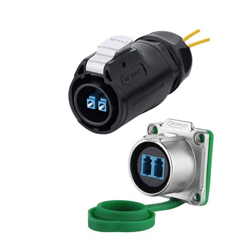 Buy CNLINKO Fiber Optic Industrial Circular Connector, Male Plug