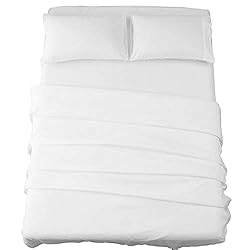 EXCEPTIONAL QUALITY: Say goodbye to wrinkles, and tedious tasks like ironing, and hello to cozy, soft, and comfortable bedding! Queen Size Luxury 4pc Bed Sheets Set - 1 flat sheet 90"x102", 1 fitted sheet 60"x80"x16",2 pillowcases 20"x30".Deep pocket...