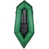 Packraft TPU Inflatable Travel Kayak with Soft Seat Lightweight Packrafts for Flat Water Rafting/Bicycle Drifting/Litewater Dinghy, 1 Person