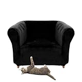 Protection complète à 360° : le bord inférieur de la housse de canapé Chesterfield incurvée et le périmètre de la housse de coussin disposent de bandes élastiques pour un ajustement sûr et une élasticité parfaite sur tous les bords, assurant une apparence lisse et sans plis. Idéal pour améliorer la décoration de votre salon tout en protégeant vos meubles de l'usure.