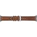 Produktbild dbramante1928 - Copenhagen Uhrenarmband 42/44 mm - Armband für Apple Watch - Aus robustem, hochwertigem Leder - Metallschnalle und Ösen - Braun/Silber