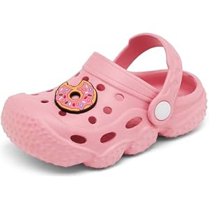 INMINPIN Kids Girls Boys Clogs Garden Shoes Toddler Slides Sandals Children Water Shower Beach Pool Slippers Indoor Outdoor