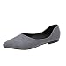 Grembiule Infanzia Bianco Scarpe Casual a Punta in Pelle Scamosciata Tinta Unita da Donna Scarpe Basse Basse Grembiule da Parrucchiere