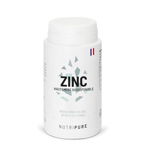 Nutripure | Zinc Bisglycinate 15 mg Haute Qualité ALBION® | Haute...