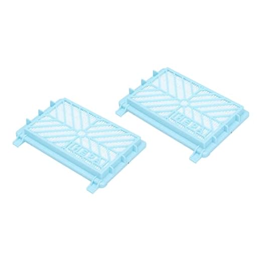 Substituição do filtro de saída de ar, filtro de aspirador Instalação fácil ABS durável Alto desempenho 2pcs Alta eficiência para Philips FC8613 para aspirador de pó