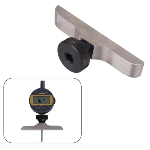 Base de jauge de profondeur F1402 en acier inoxydable pour indicateur antichoc