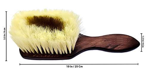 Image of Wooden Long Handle Soft Bristle Multipurpose Dusting Cleaning Brush for Sofa, Clothes, Blanket, Curtains, Home, and Household Cleaner Brushes (M9)