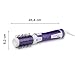 Rowenta Rotierende Warmluftbürste Brush Activ Volume & Shine, Keramikbeschichtung, 2 Bürstenköpfe, mit Schutzhülle, 3 Geschwindigkeitsstufen, Kaltstufe, rotierender Haartrockner, violett, CF9530
