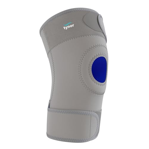 TYNOR Knee Support Sportif (Neo) | Durable, Lightweight for Gym, Running,Sports & Daily Use | Stability and Comfortable | Set of 1 (Grey, XXL) TYNOR Knee Support Sportif (Neo) | Durable, Lightweight for Gym, Running,Sports & Daily Use | Stability and Comfortable | Set of 1 (Grey, XXL)