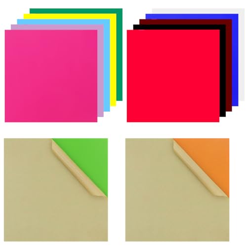 Image of 12 PCS Acrylic Sheet 8 x 8 Inch Opaque Colored Cast Acrylic Sheet 1 /8 Thick for Laser Cutting Engraving Materials, UV Printed Signs, Crafts and DIY Projects.