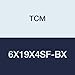 TCM 6X19X4SF-BX NBR (Buna Rubber)/Carbon Steel Oil Seal, SF Type, 0.236" x 0.748" x 0.157"