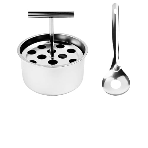 Zuxbolf Macchina per Polpette in Acciaio Inossidabile,Pressa Manuale da Polpette,Formatrice Portatile per Polpetta,Stampo per Polpetta per la Cottura della Casa per la Cucina