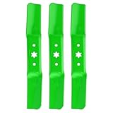 TENGMUJX 3 Pack Mower Blade Replaces OEM 942-05052A 742-05052A Compatible with 50 Inch Deck, MTD, Cub Ca det, Troy-Bi lt Medium Lift Mower Blade